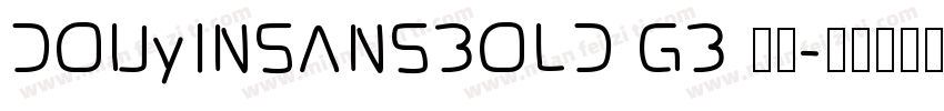 DOUyINSANSBOLD GB 普通字体转换